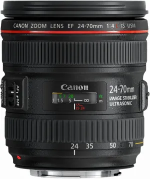Canon EF 24-70mm f/4.0L is USM Standard Zoom Lens - 6313B002