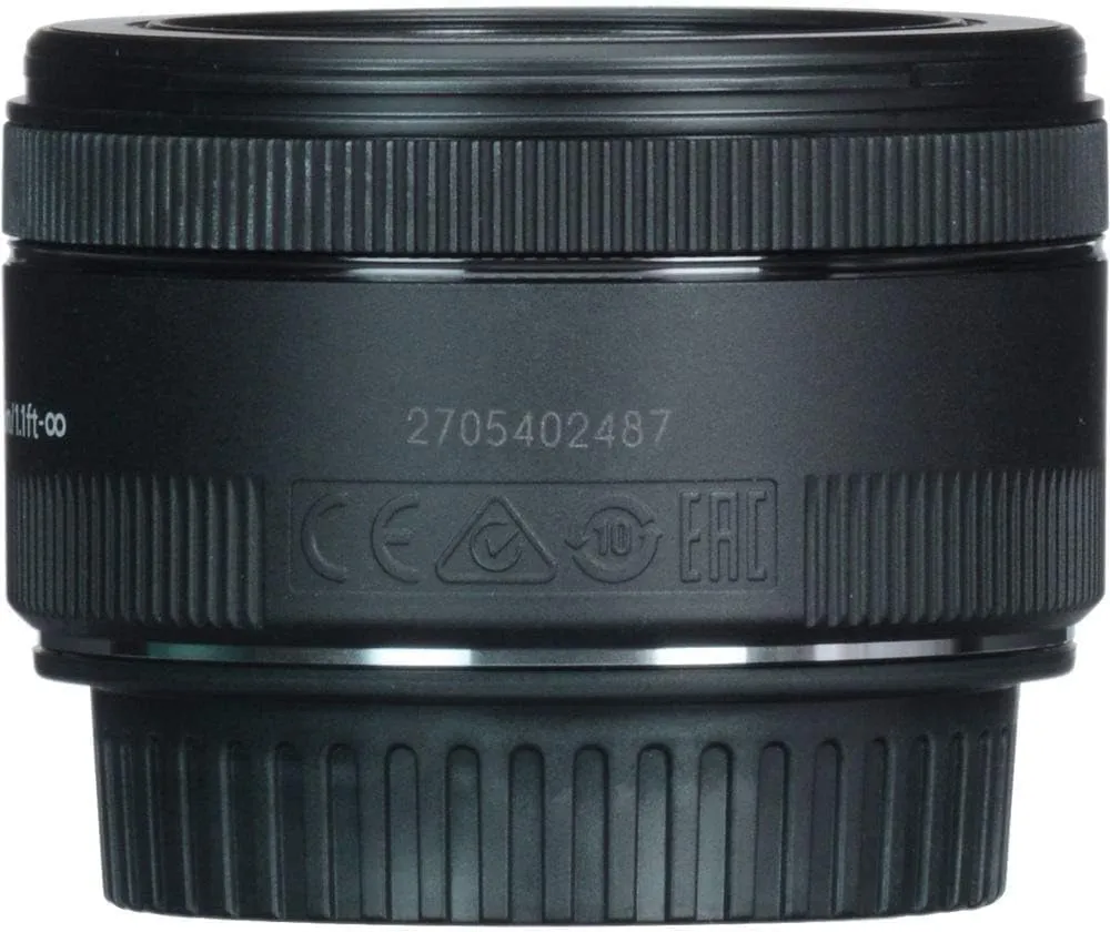 Canon EF 50mm f/1.8 STM Lens with PixiBytes Basic Bundle (Renewed)