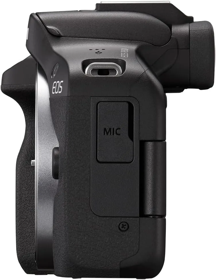 Canon EOS R50 Mirrorless Vlogging Camera (Body Only/Black), RF Mount, 24.2 MP, 4K Video, DIGIC X Image Processor, Subject Detection & Tracking, Compact, Smartphone Connection, Content Creator