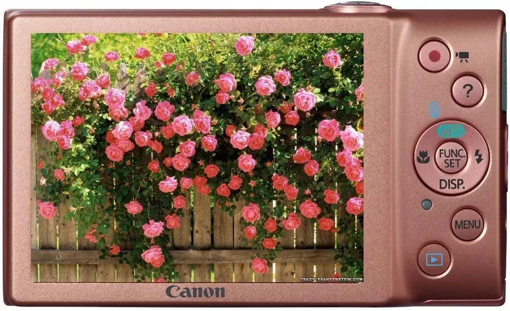 Canon PowerShot A4000 is 16.0 MP Digital Camera with 8X Optical Image Stabilized Zoom 28mm Wide-Angle Lens with 720p HD Video Recording and 3.0-Inch LCD (Pink)
