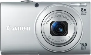 Canon PowerShot A4000 is 16.0 MP Digital Camera with 8X Optical Image Stabilized Zoom 28mm Wide-Angle Lens with 720p HD Video Recording and 3.0-Inch LCD (Silver)