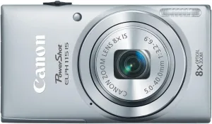 Canon PowerShot ELPH 115 is 16.0 MP Digital Camera with 8X Optical Zoom with a 28mm Wide-Angle Lens and 720p HD Video Recording (Silver)