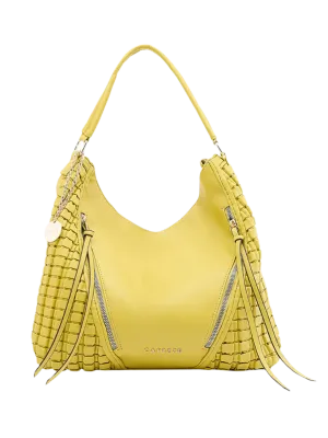 Caprese Havana Large Pastel Yellow Hobo Bag