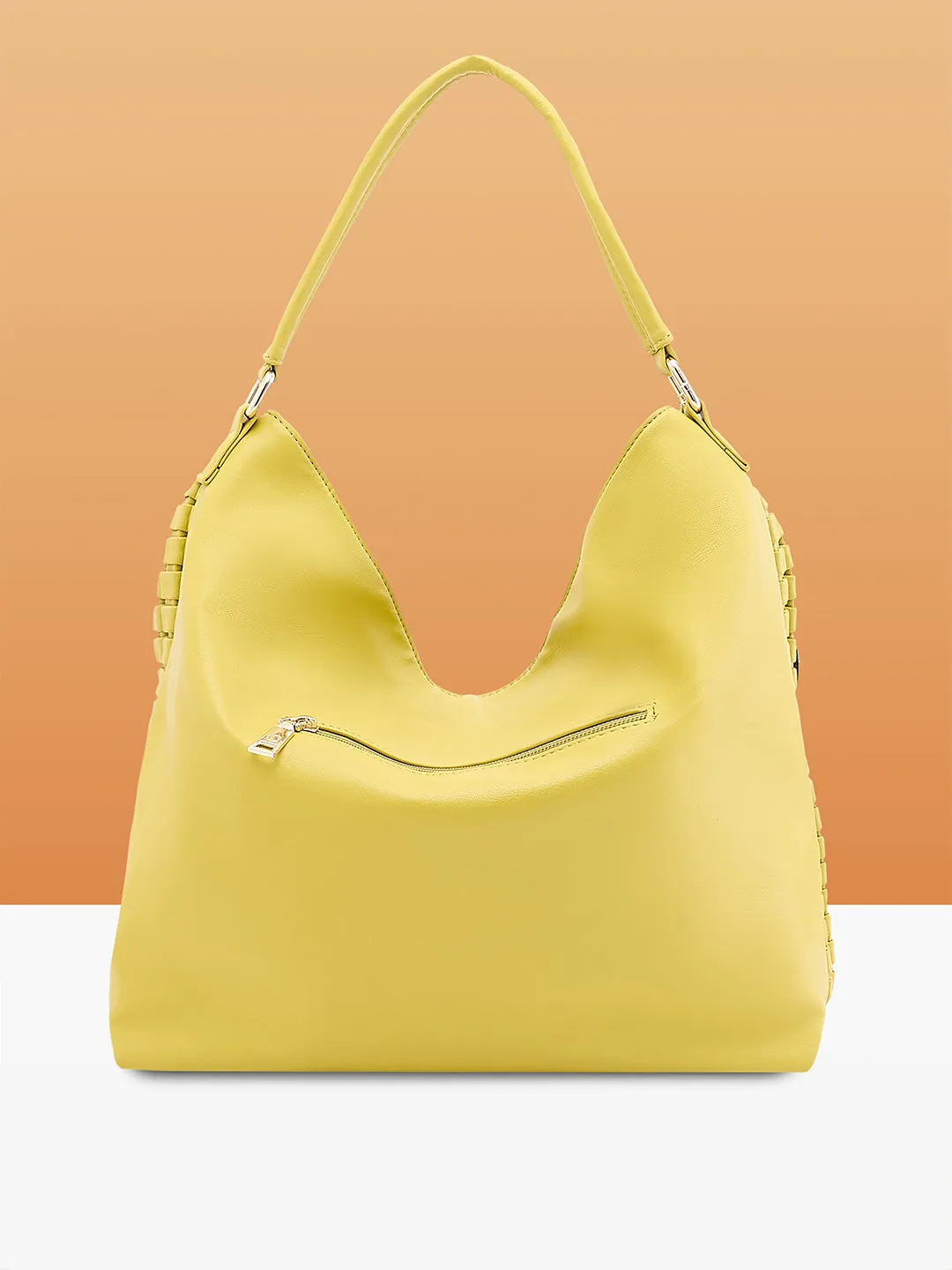 Caprese Havana Large Pastel Yellow Hobo Bag