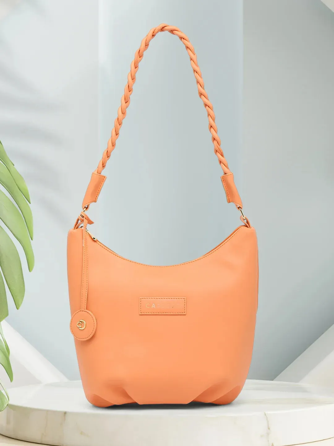 Caprese Margate Small Coral Hobo Bag