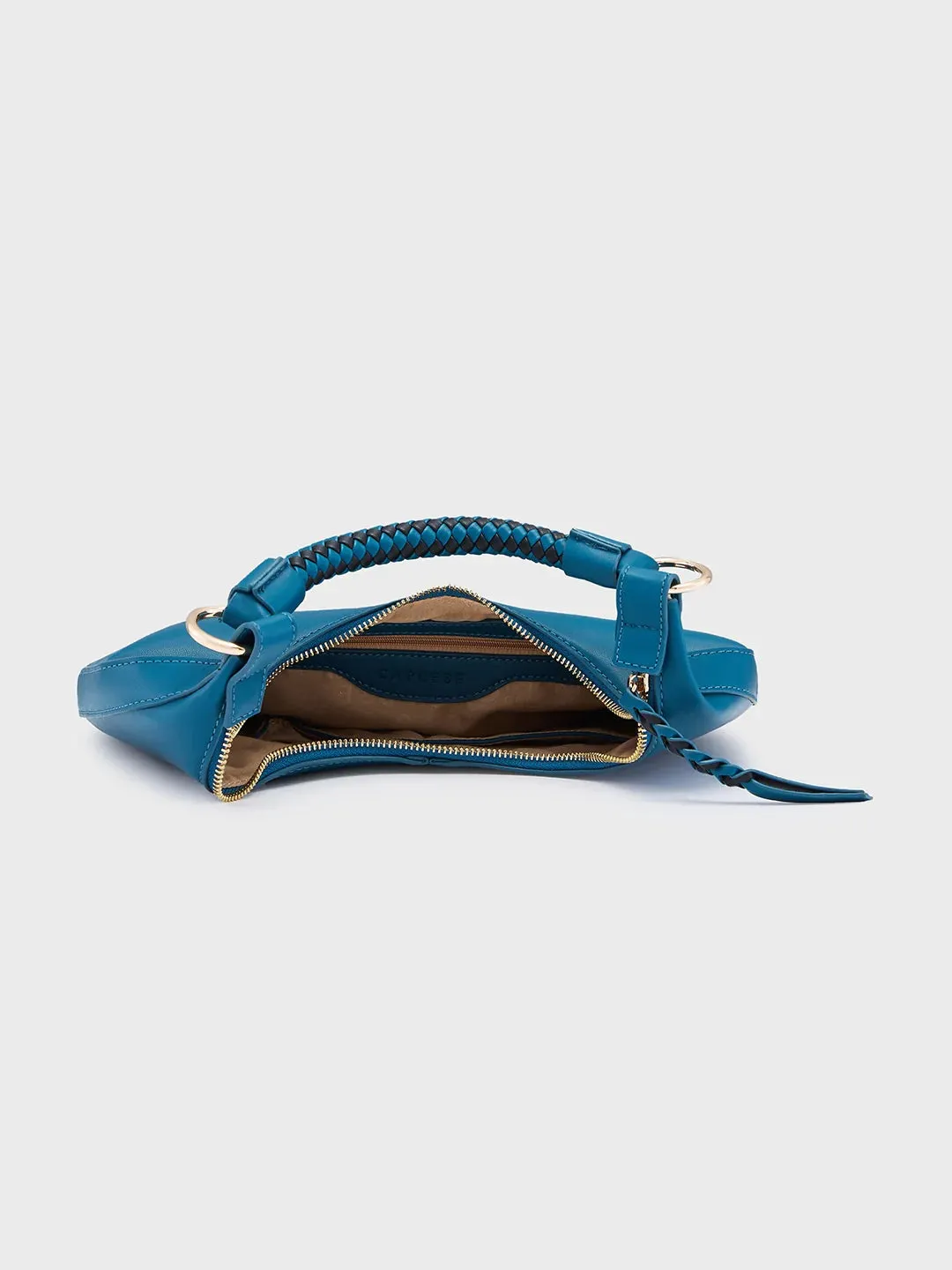 Caprese Mindy Medium Teal Hobo Bag