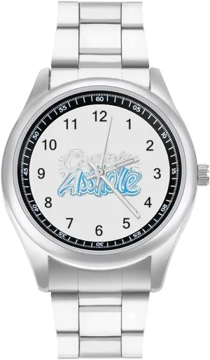 Captains Asshole Fashion Classic Wrist Watches for Men Casual Business Dress Watch Unisex