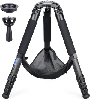 Carbon Fiber Tripod Heavy Duty Bowl Tripod ARTCISE AS90C Camera Tripod Ultra Stable Carbon Tripod Stand with 75mm Bowl and Adapter 10 Layers Carbon Fiber 40mm Leg Tube Max Load 88 Lbs/40kg