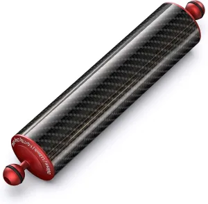 Carbon Fiber Underwater Float Arm with Dual Ball Mounts for Photography and Video, Compatible with Diving Trays, Video Lights, Strobes (red, 60mm12')