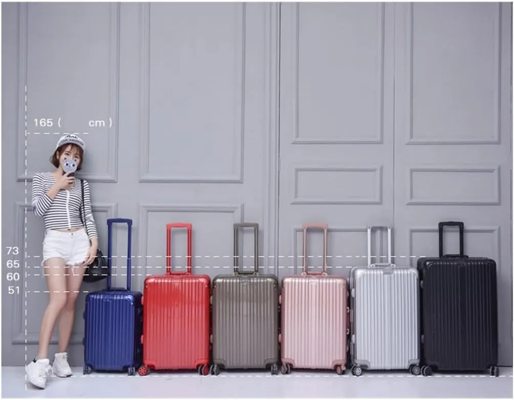 Carry On Luggages Suitcase Travel Luggage Suitcase Spinner with Wheels,Hardside Carry On Suitcase for Travel Luggage Suitcases (Red-26in