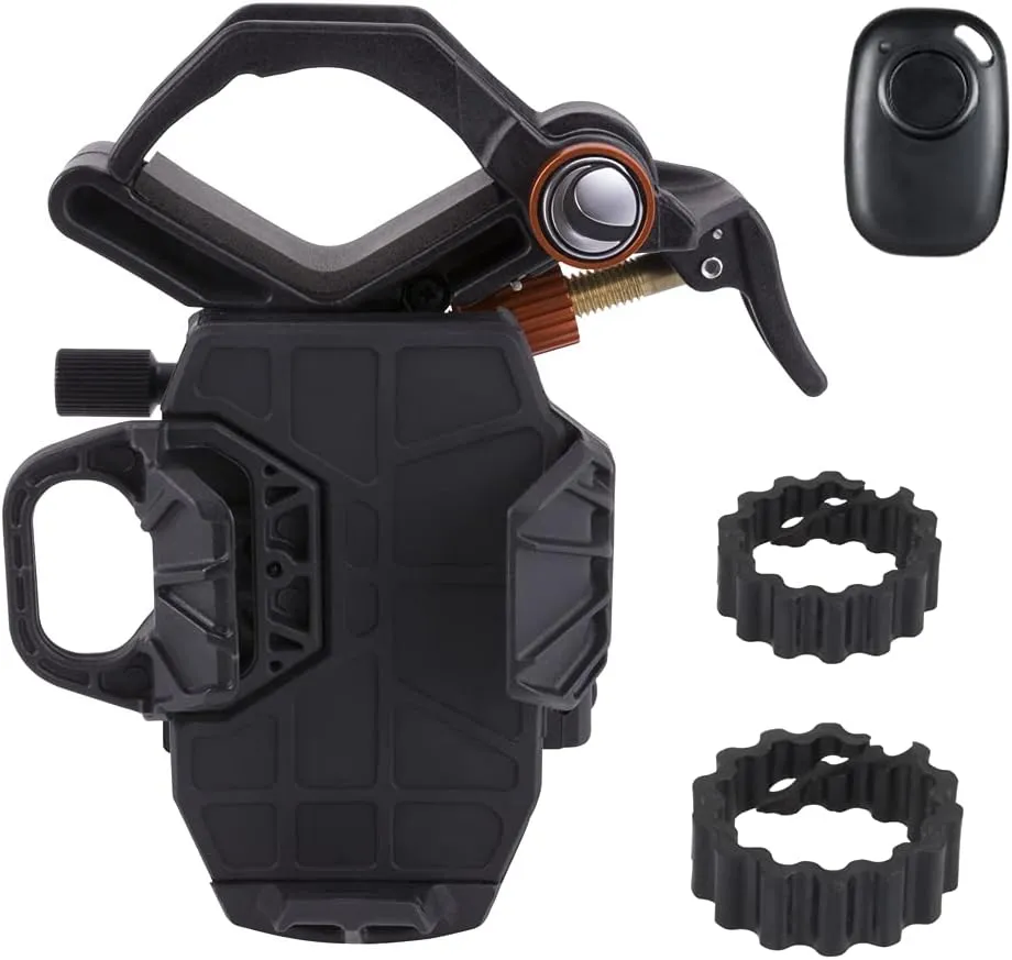 Celestron 81057 NexYZ DX 3-Axis Smartphone Adapter Kit with Bluetooth Shutter Remote - Capture Images and Video Through Your Telescope, Spotting Scope, Binoculars, Monocular and Microscope, Black