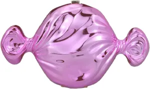 Chic Ladies Candy Shape Evening Clutch Acrylic Evening Handbag Metallic Shoulder Purse for Party Prom Cocktail