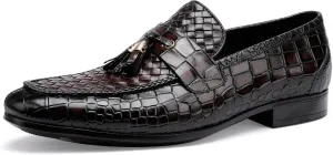 Classic Shoes for Men, Leather Dress Shoes Slip on Peny Loafers Derby Shoes