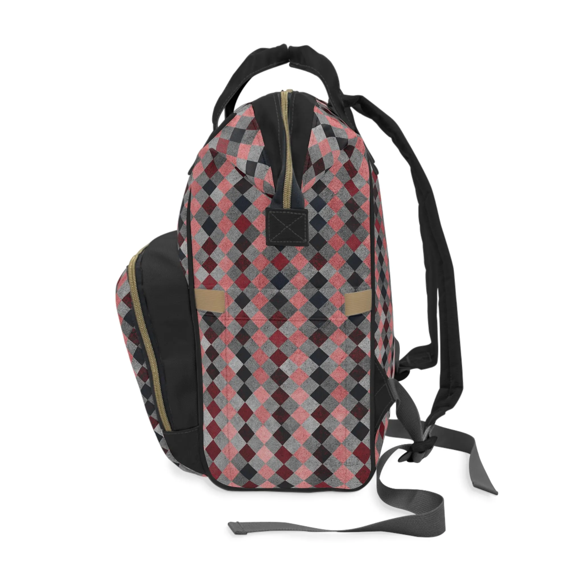 Clay Check Multifunctional Diaper Backpack