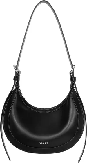 CLUCI Shoulder Bag,Purses for Women Dumpling Small Hobo Bags Vegan Leather Ladies Clutch with Adjustable Strap