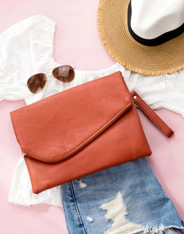 Clutch Fold-0ver Envelope-Handbag-Clutch Bag