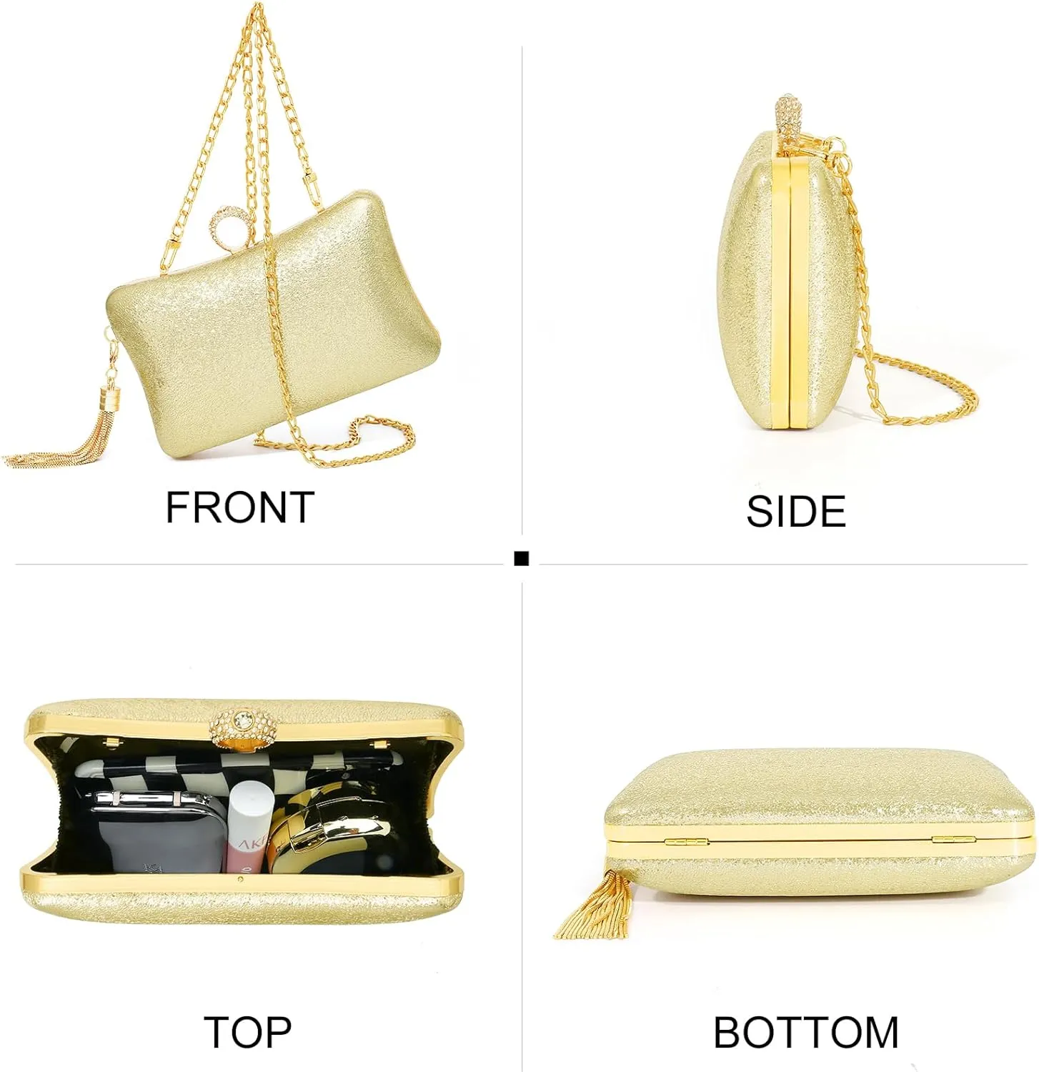 Clutch Purses for Women Wedding Women's Evening Handbags Evening Bag for Formal Party Prom Evening Clutch