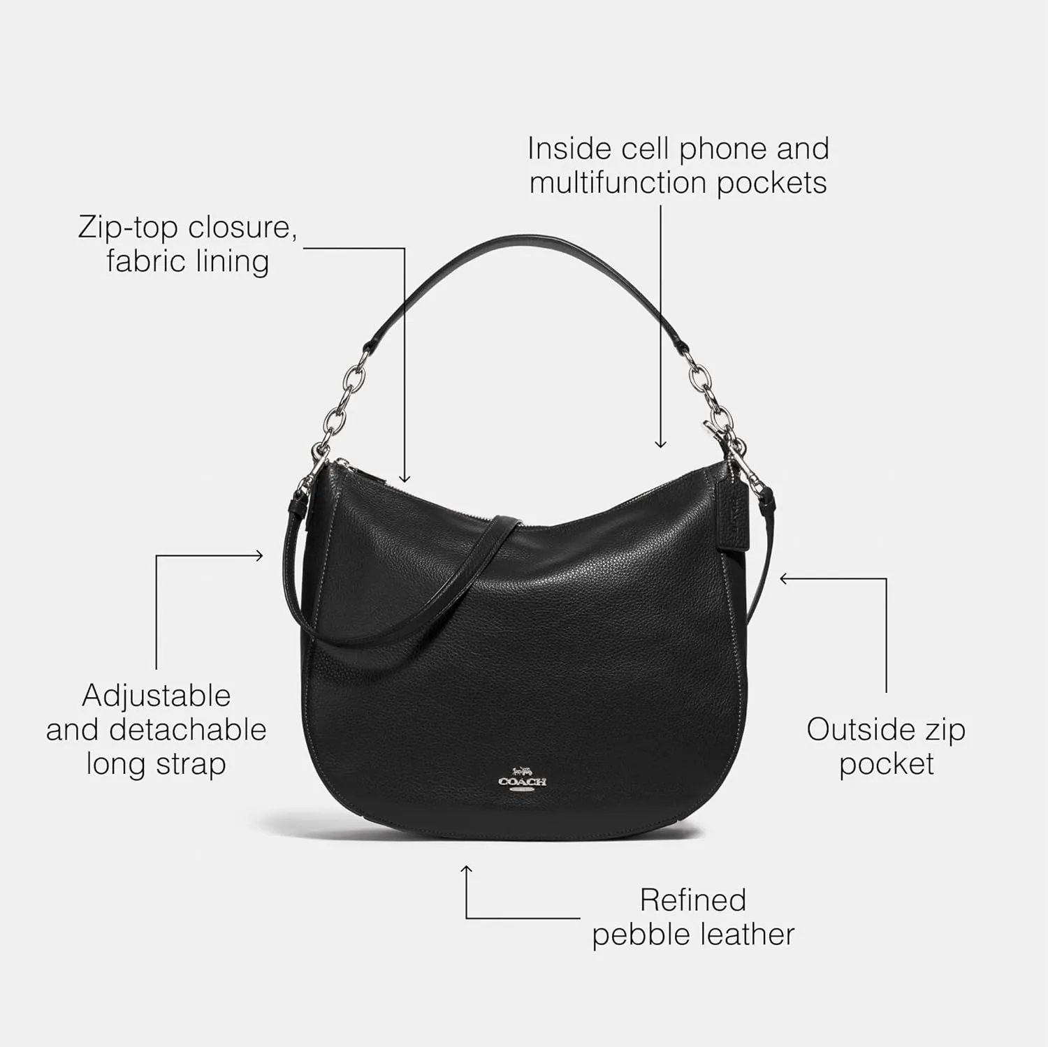 Coach Women's Elle Hobo