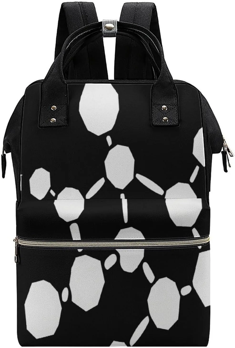 Cocaine Molecule Formula Chemistry Diaper Bag Backpack Travel Waterproof Mommy Bag Nappy Daypack