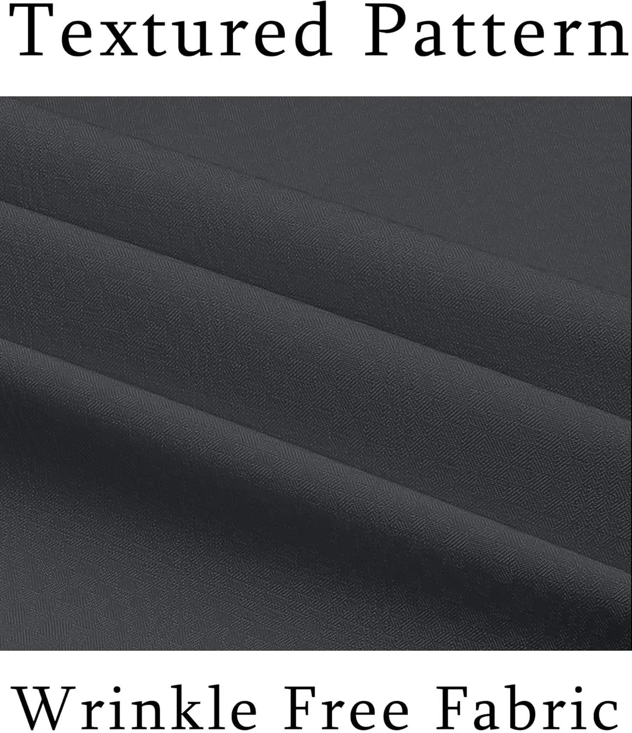 COOFANDY Men's Short Sleeve Dress Shirts Wrinkle Free Regular Fit Dress Shirt Textured Casual Button Down Shirts