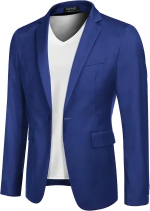 COOFANDY Mens Sport Coat Casual Blazer One Button Business Suit Jacket