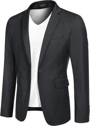 COOFANDY Mens Sport Coat Casual Blazer One Button Business Suit Jacket