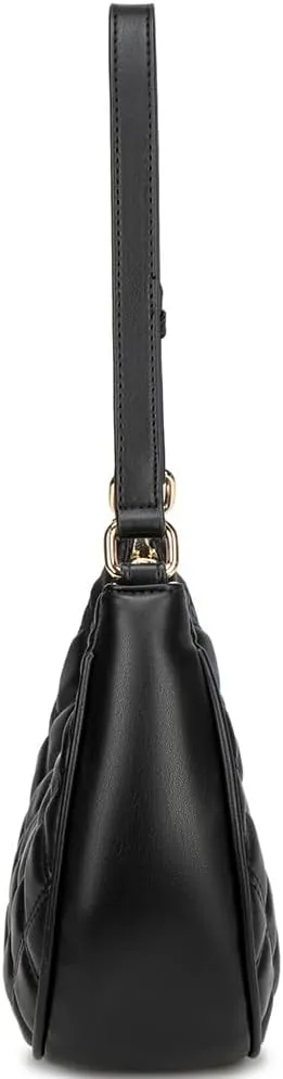 Crescent Shoulder Bags for Women Cute Hobo Tote Handbag Under the Arm Purses Mini Clutch Purse with Zipper Closure