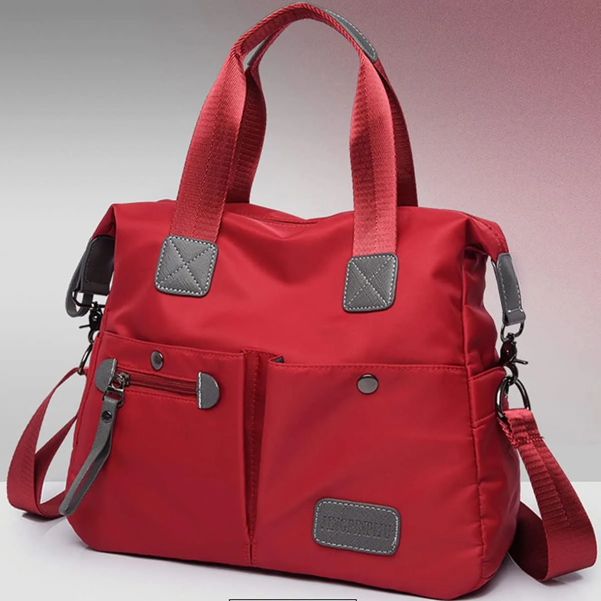 Crossbody Bag for Women Waterproof Handbag Multi-Pocket Nylon Travel Shoulder Purse