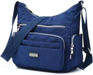 Crossbody Bag for Women with RFID Purses Multi Pocket Shoulder Bag Waterproof Purses and Handbags Pocketbooks