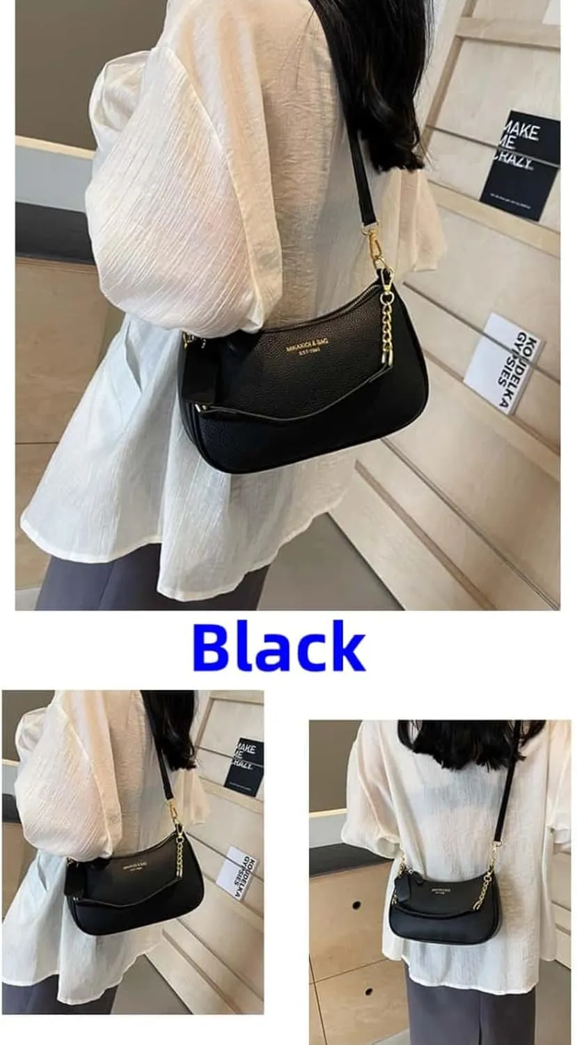 Crossbody Bags for Women Trendy Crescent Shoulder Underarm Small Purse Retro Classic Hobo Clutch Handbag Fashion Y2K