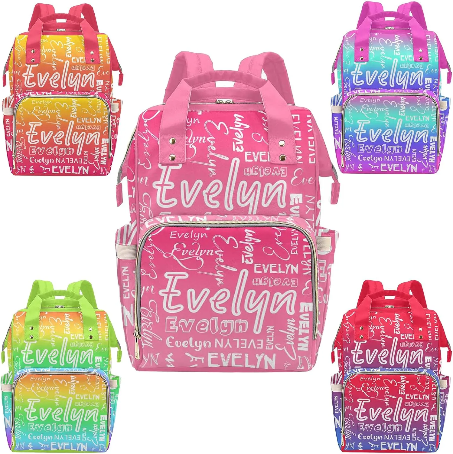 Customized Diaper Bags For baby Diaper Bag Customized Custom Diaper Bag with Name Customized Backpack Custom Backpack With Name Baby Bags