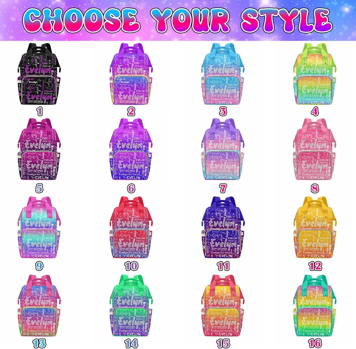 Customized Diaper Bags For baby Diaper Bag Customized Custom Diaper Bag with Name Customized Backpack Custom Backpack With Name Baby Bags