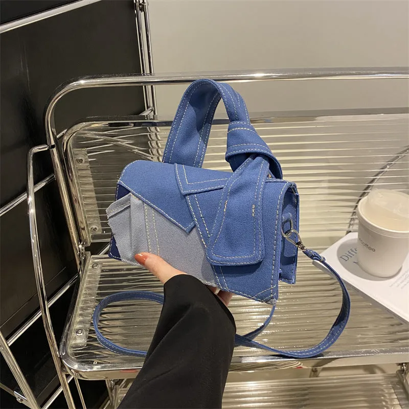 Cute Denim Purses Mini Clutch Handbag