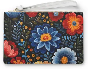 Cute Floral Print Clutch Bag - Stylish Floral Pouch for Every Occasion, Boho Gift for Her, Evening Out, Summer Parties