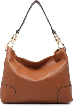Dasein Hobo Purses for Women Soft PU Leather Handbags Slouchy Hobo Bags Shoulder Bag Top Handle Tote