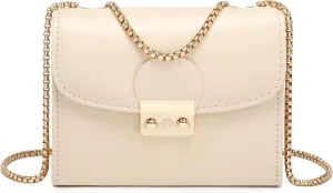 Dasein Women Small Crossbody Bag Designer Evening Bag Clutch Purse Handbag for Wedding/Prom/Party with Double Chain Strap