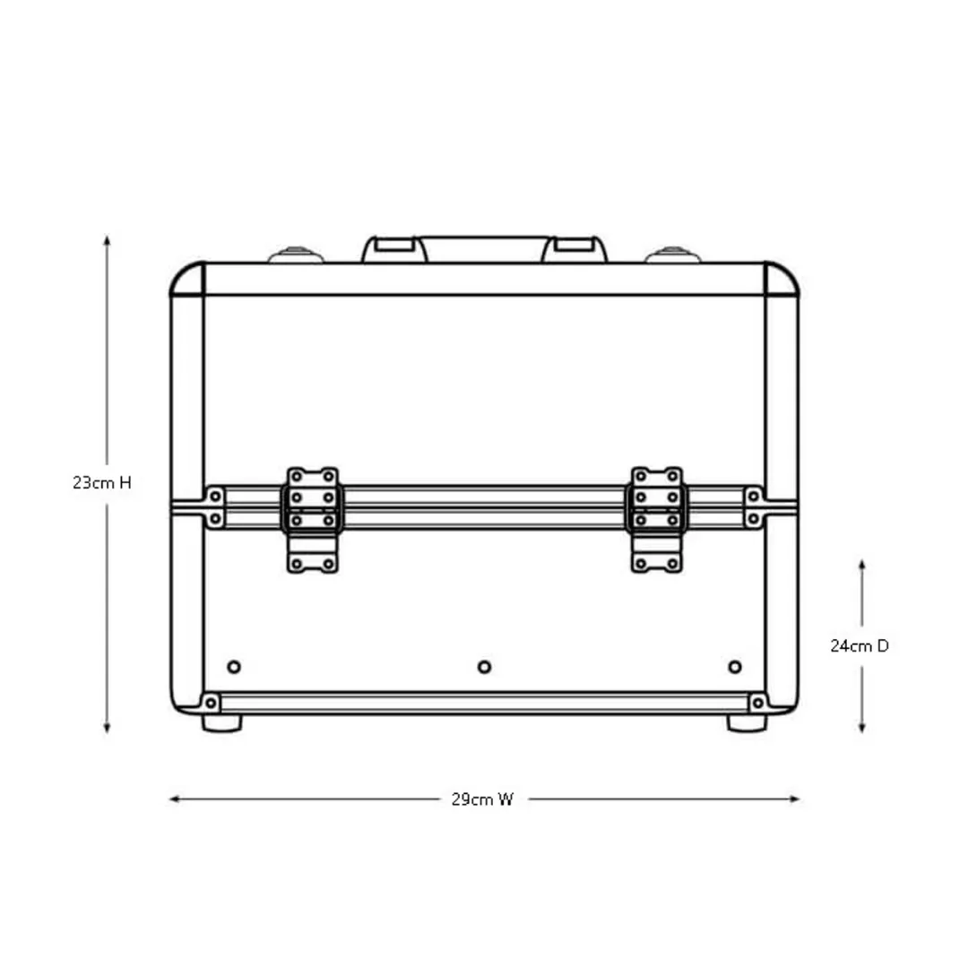 Demeter Lockable Makeup Train Case