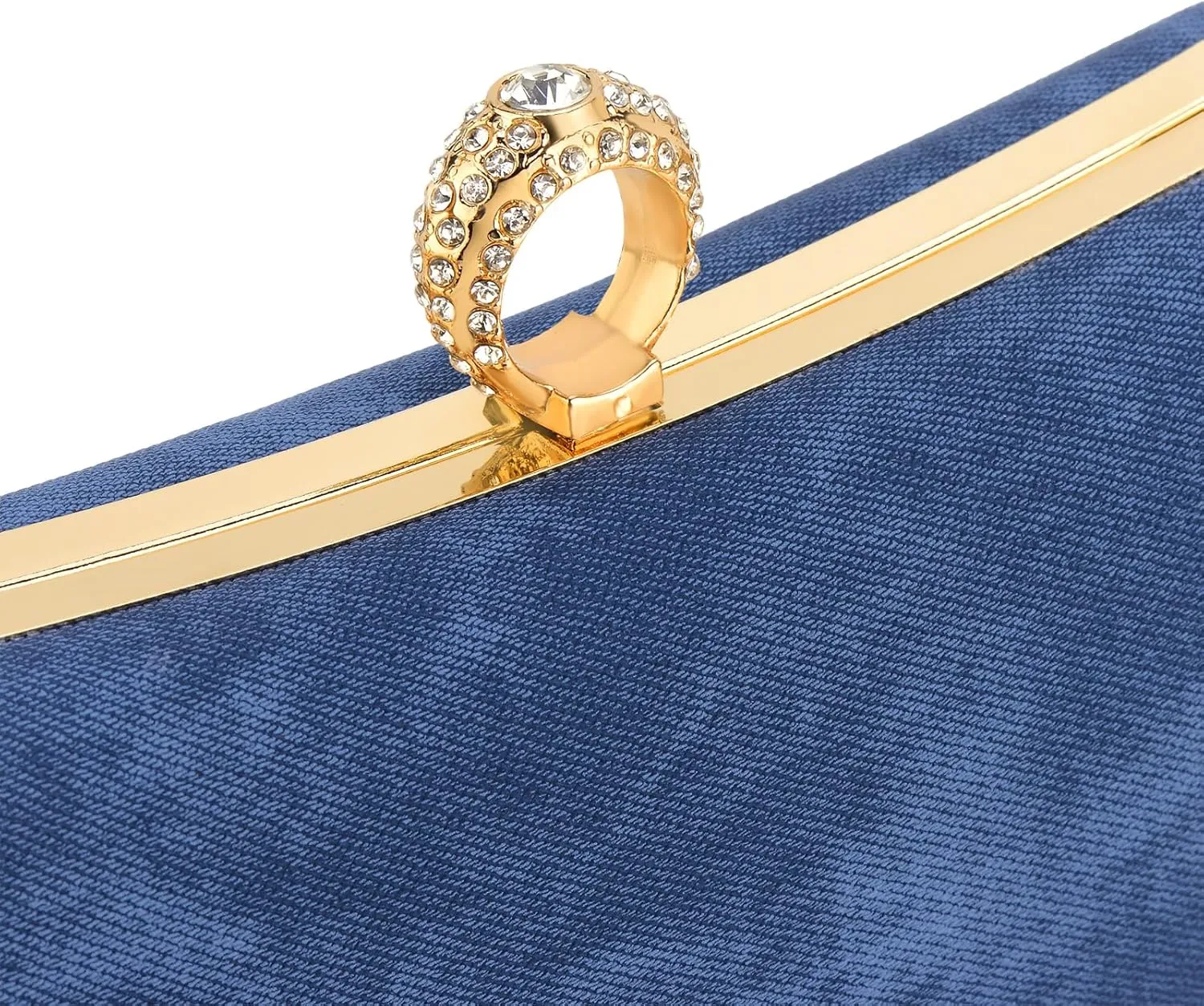 Denim Clutch Purses for Women - Formal Party Wedding & Cocktail Prom Evening Purses