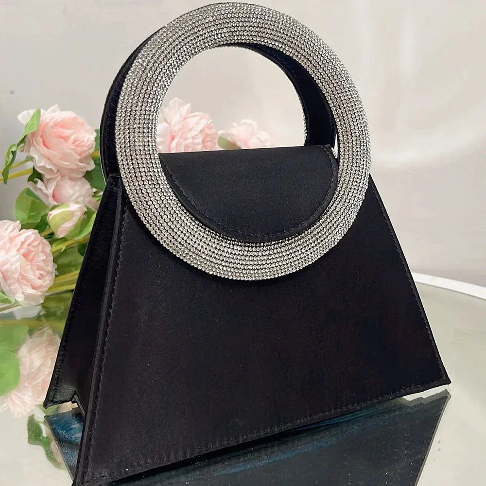 Diamond Handle Evening Clutch