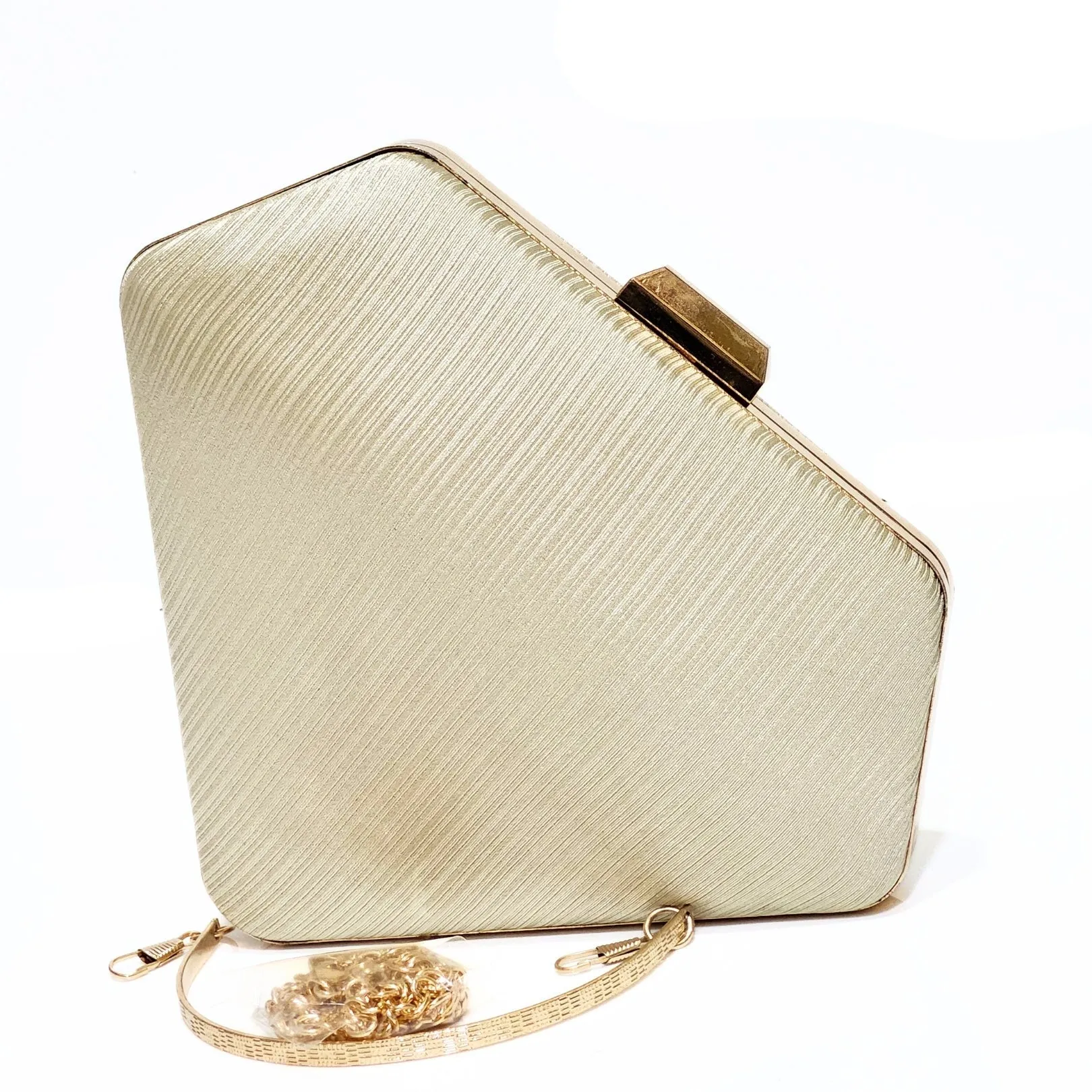 Diamond Satin Clutch