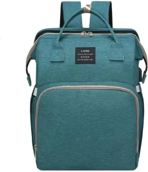 Diaper Bag Backpack， Baby Toddler Bags for Girls Boys Women Large Big Travel Backpack (green)