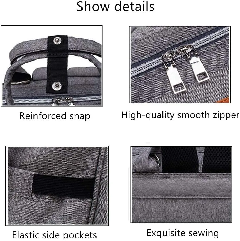 Diaper Bag Backpack for Baby Boy Girl, Multi-Function Diaper Bag for Baby Care,Diaper Bags Essentials for Mom, Dad