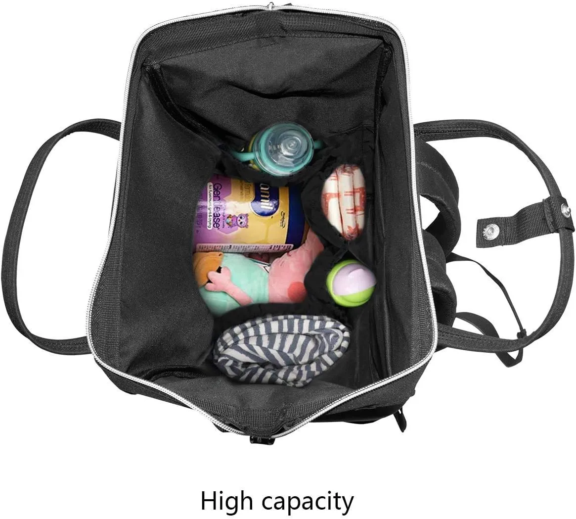 Diaper Bag Backpack Multifunction Maternity Baby Changing Bags Large Baby Bag Travel Back Snowflake Flake Pack