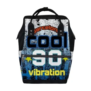 Diaper Bag Mummy Backpack Barcelona Cool Vibration Poster Multifunction Baby Nappy Bag Large Capacity Nursing Bags Waterproof Travel Backpack
