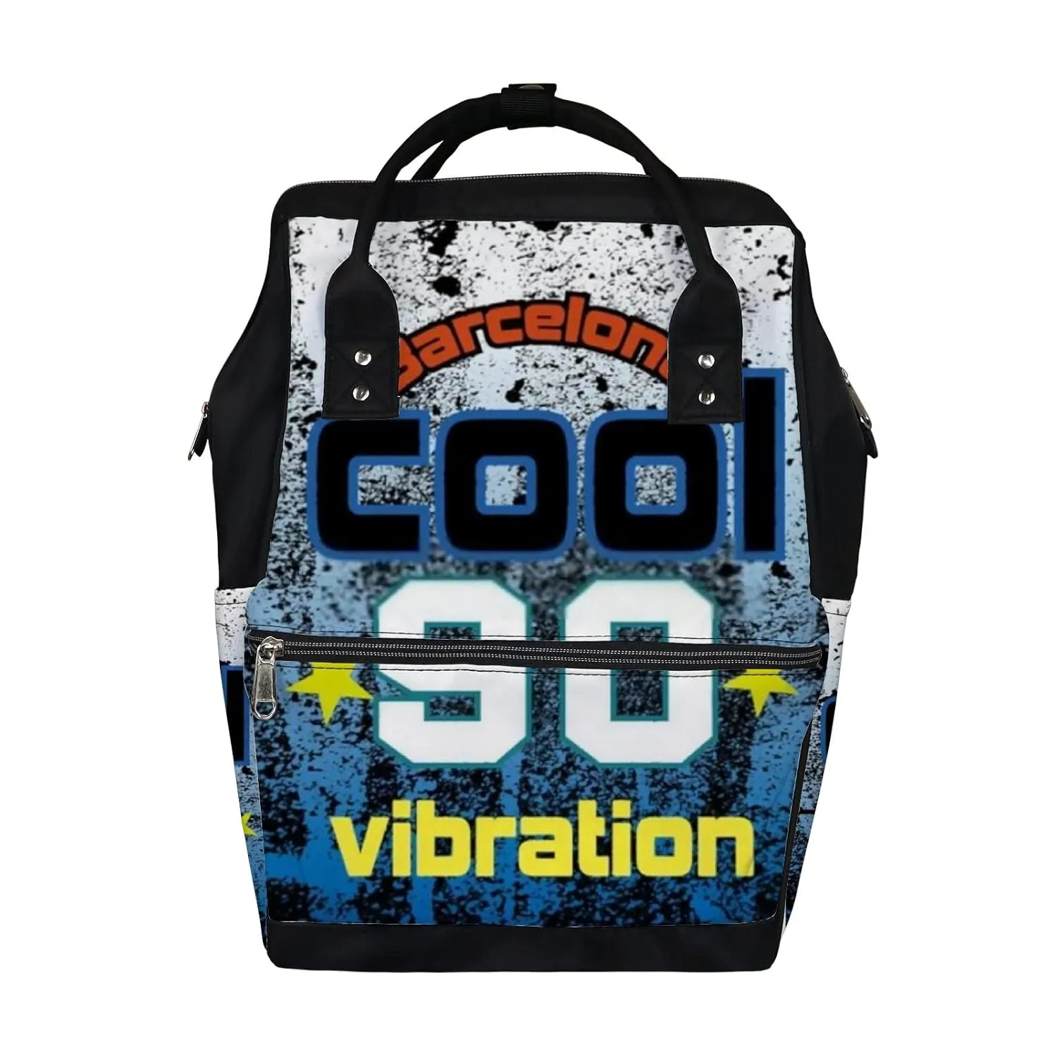 Diaper Bag Mummy Backpack Barcelona Cool Vibration Poster Multifunction Baby Nappy Bag Large Capacity Nursing Bags Waterproof Travel Backpack