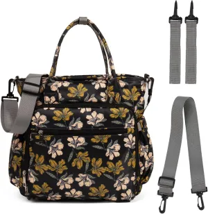 Diaper Bag Tote Baby Changing Bag Portable Waterproof and Large Capacity with Shoulder Strap Stroller Hooks