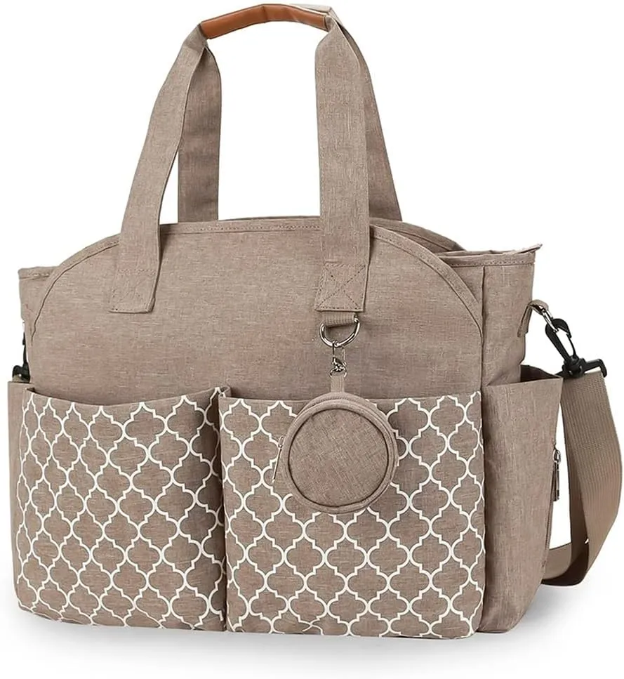 Diaper Bag Tote Large Baby Changing Bag for Mom with Changing Station