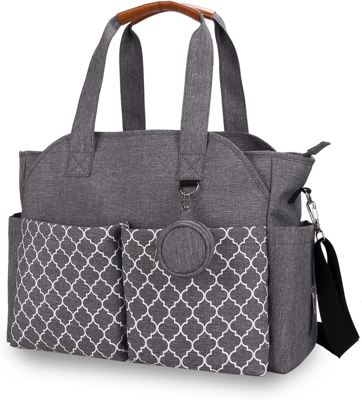 Diaper Bag Tote Large Baby Changing Bag for Mom with Changing Station