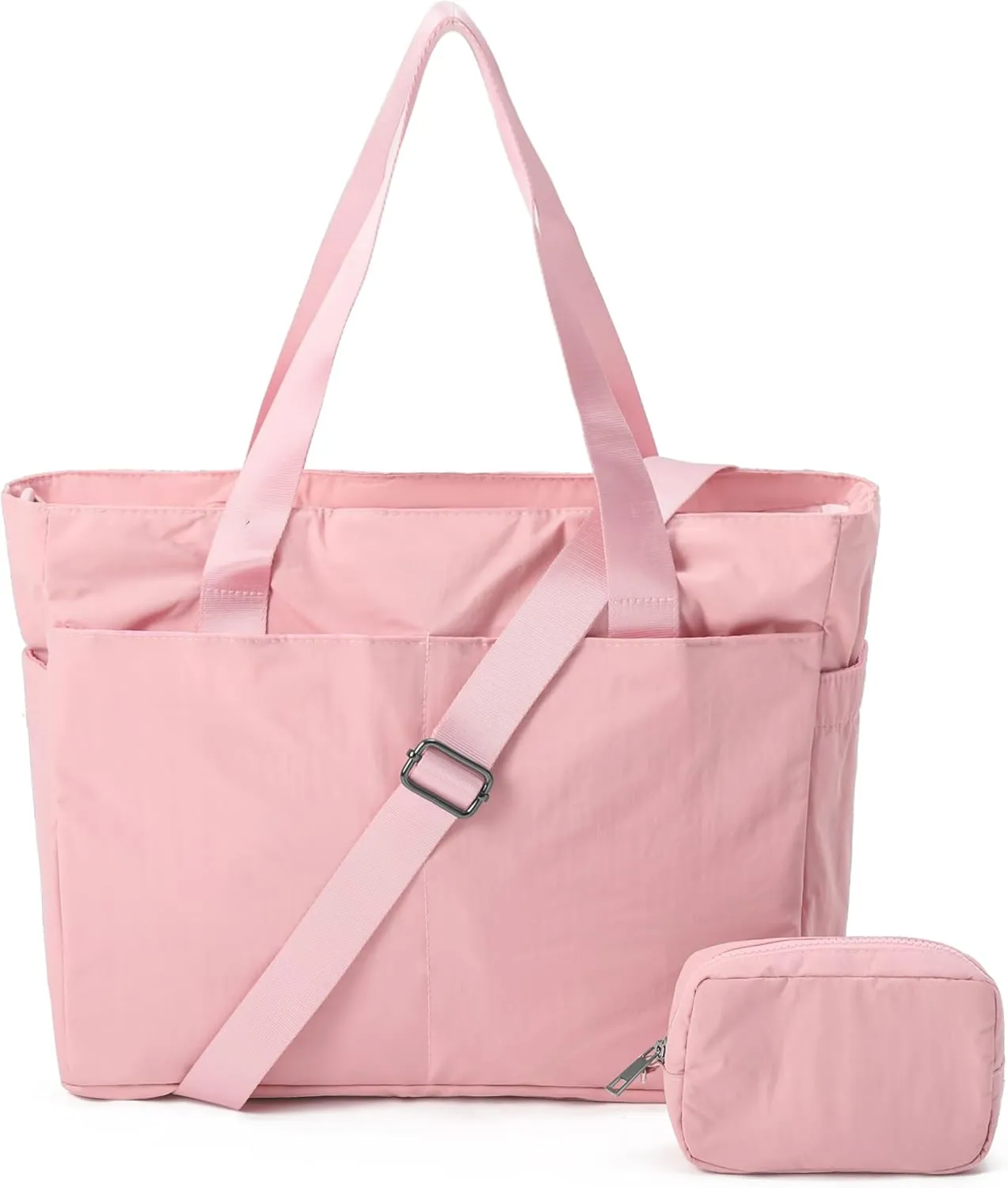 Diaper Bag Tote with Compartments Multi Pocket Baby Bag with zipper for Travel Nurse Work Laptop Dance Travel