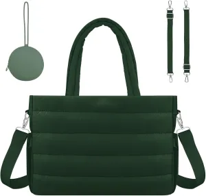 Diaper Bag Tote with Silicone Pacifier Case,Tote Bags Crossbody Hospital Bag Travel Large Mommy Bag